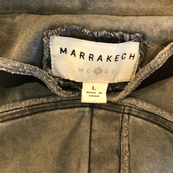 Anthropologie Marrakech grey meri moto jacket L - Picture 2 of 2